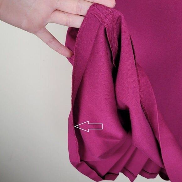 Diane Von Furstenberg Size 4 Monica Back Pleat Short Sleeve Mini Dress Pink - Picture 11 of 12